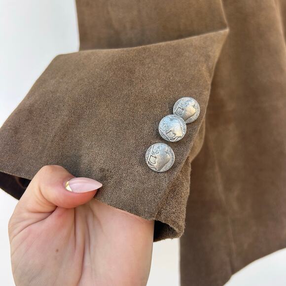 Cabela’s Men’s Leather Vintage Suede Work Jacket Tan Size 50 Big Tall - Picture 9 of 9